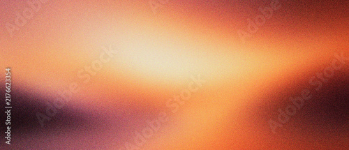 Cuadro en lienzo Abstract grainy gradient background with warm orange and purple tones