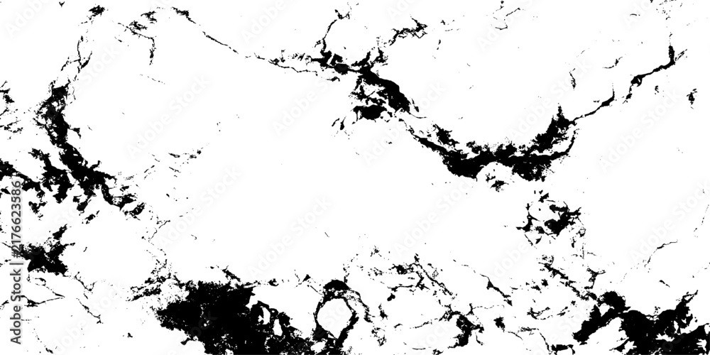 Obraz premium Vector grunge cracked texture style with cracked texture black and white dust and cracked concrete wall 