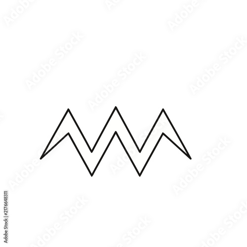 Zigzag line