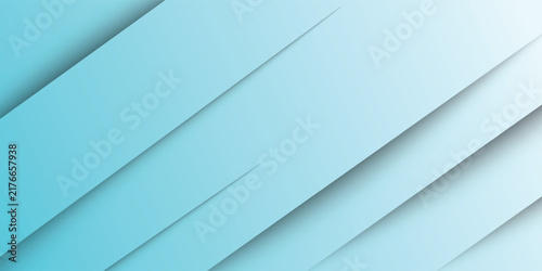 Modern abstract blue and white background with diagonal line. Simple graphic design element. Futuristic concept. Horizontal banner template with space for your text