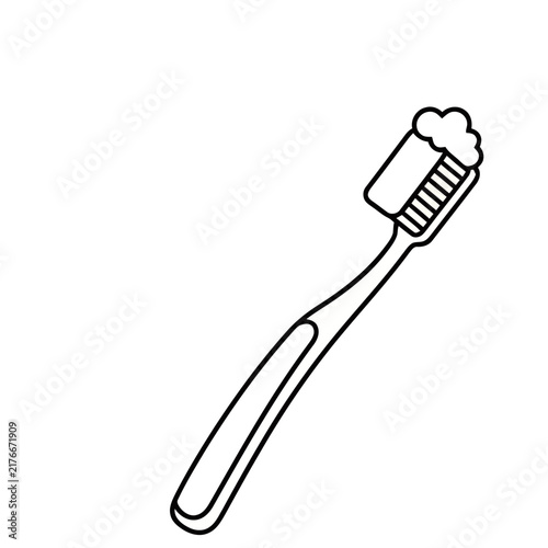Toothbrush with toothpaste