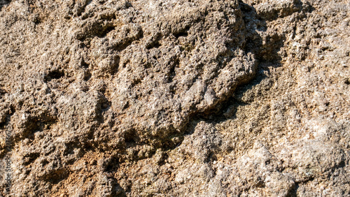 Foto Rough Sandstone Surface Texture Close-Up