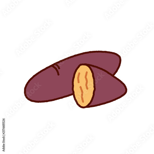 Naklejka 秋の味覚 さつまいも