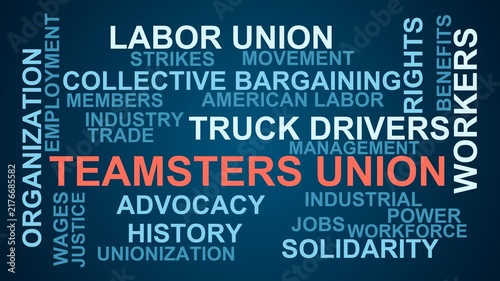 Teamsters Union Word Cloud