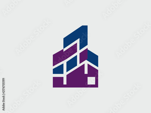 Abstract Cityscape Buildings Represents Modern Architecture And Development