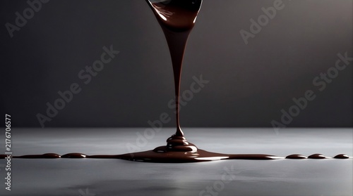 Chocolate Drizzle Motion Diagonal Indulgence Concept Background