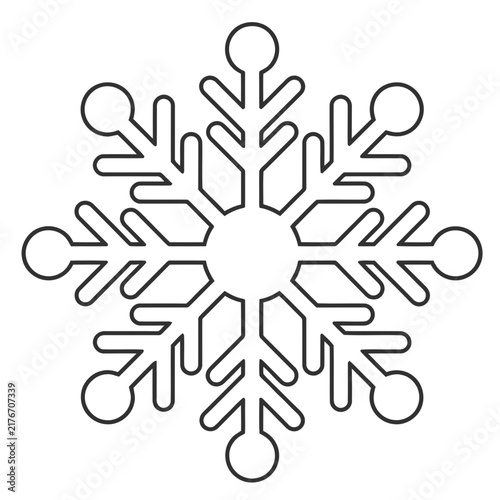 Snowflake outline