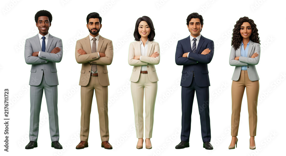 Obraz premium group of business people standing