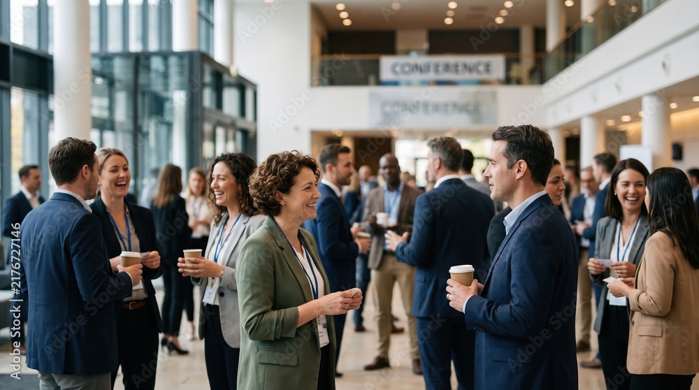 Obraz premium Business networking event