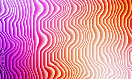 Abstract colorful wavy lines background with smooth gradient transition
