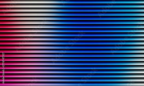 Abstract background with horizontal lines in blue red and white colors
