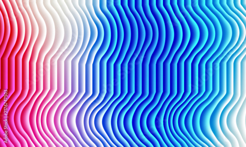 Abstract colorful wavy lines pattern with a vibrant gradient background
