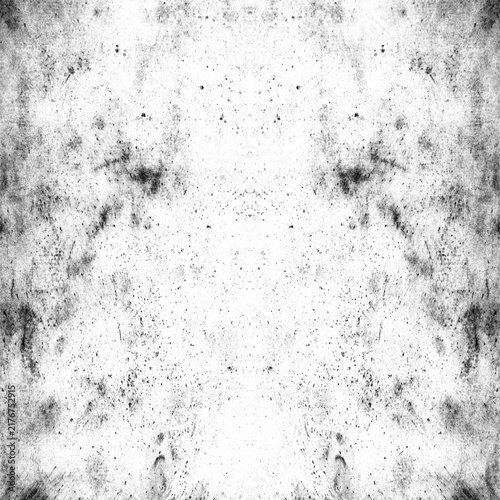 Abstract Black and White Grunge Texture Background with Distressed Surface