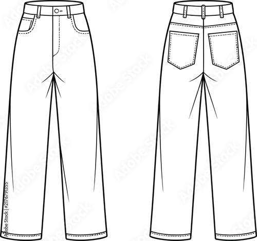 vector illustration of clothes