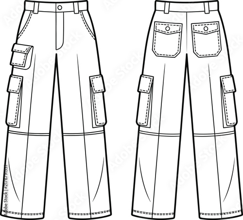 vector illustration of clothes