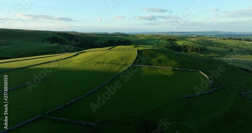 Sunny morning over English Countryside