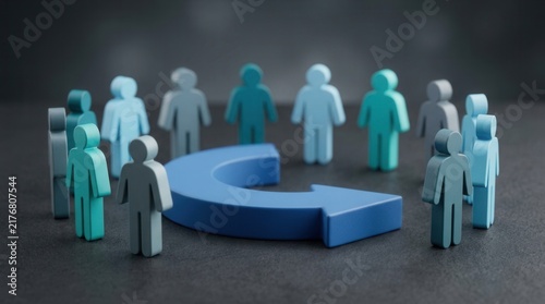 Iterative process and continuous feedback cycle for team performance refinement.