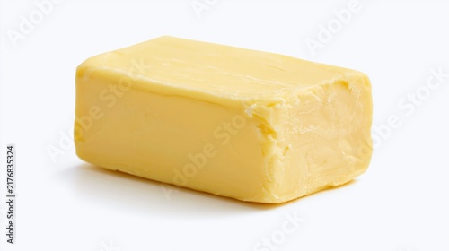 Elongated brick of butter