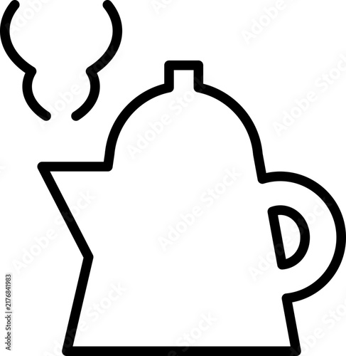 ポットアイコン / pot, coffee pot, icon 