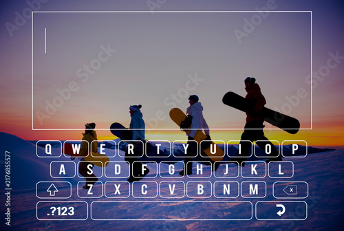 Fotografie Keyboard Connection Communication Online Searching Concept