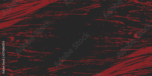 Dynamic black and red grunge halftone abstract background with diagonal brush stroke texture, modern edgy design suitable for sports posters, gaming banners, racing themes, digital ads, n high-energy.