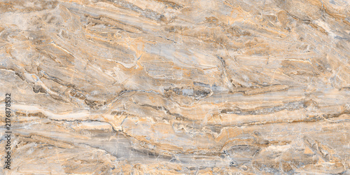 Silver Beige Marble Texture with Flowing Golden Veins and Natural Layered Depth