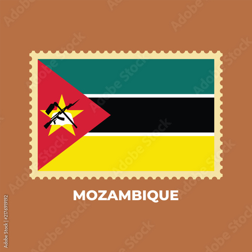 National Flag of Mozambique Illustration Design