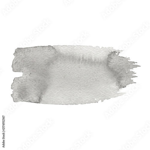 Watercolor Brush Stroke Isolated on Transparent Background