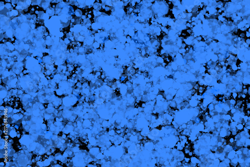 Blue Abstract Bubble Texture Background