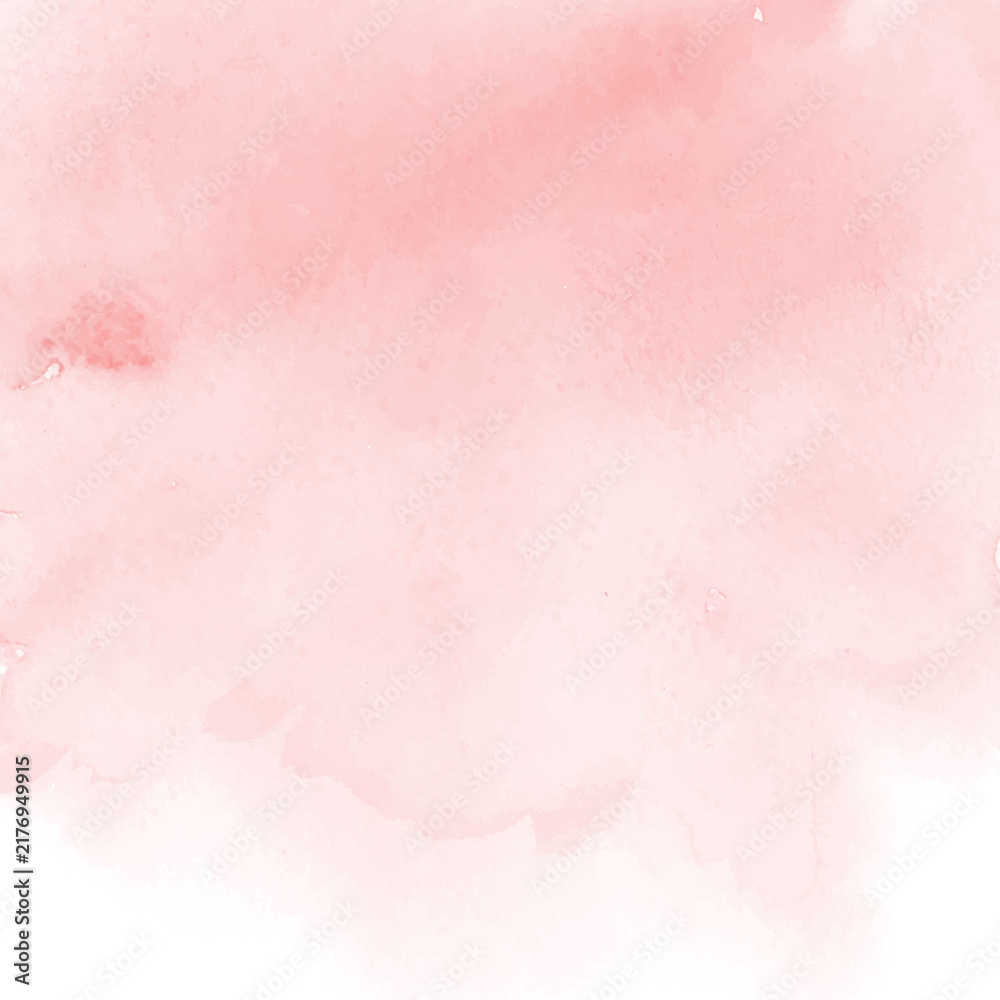 Obraz premium Pink watercolor background design with copy space