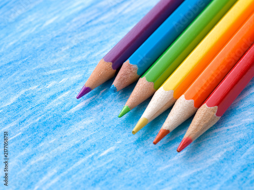 Obraz na plátně Preference and Personal Choice Represented by Colored Pencils