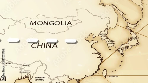 USA to Japan Travel Route Map North America Asia Journey