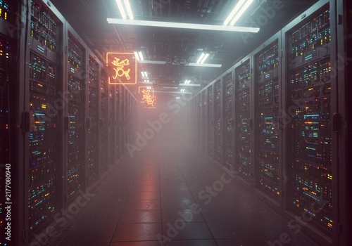 Mysterious Data Center in Fog