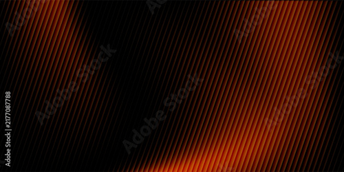 Modern abstract background, orange black wavy vertical lines, sandy texture and dramatic light.