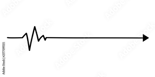 Heartbeat line pulse flatline ekg medical heart