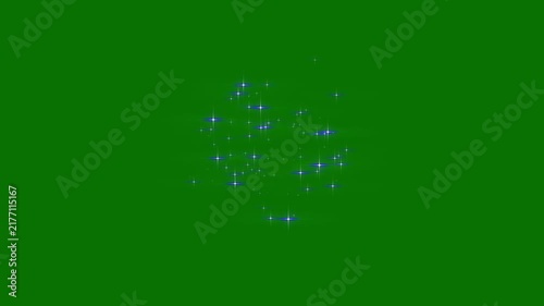 White twinkle stars and sparkle glittering burst effect, magic sparkles glitter line stars, bokeh lights glowing fairy sparkle line burst, fairy dust wand glitter stars trail on green screen.