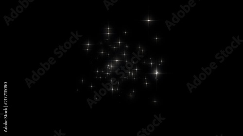 White glittering star dust sparkling particles on black background, twinkle star burst glitter sparkle, shining white particle stars dust, fairy dust glitter particles sparkling 4k video