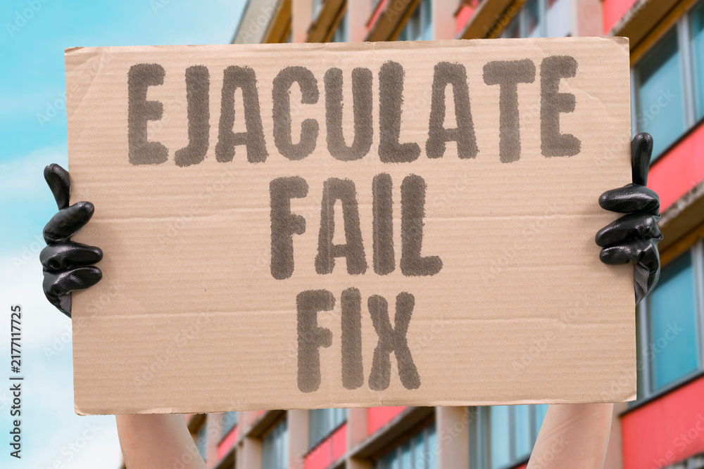 Fotografie "Ejaculate fail fix" Treatments exist for ejaculatory dysfunction