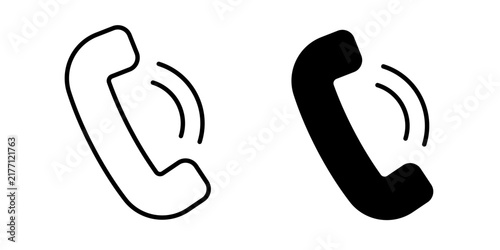 Photography Phone Call Icon represents telephone communication, incoming or outgoing calls, contact, and voice conversations
