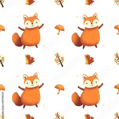 seamless pattern autumn