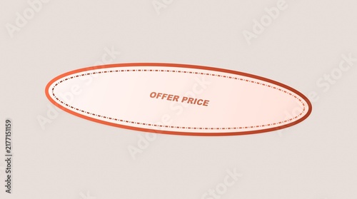 A flat vector graphic of a rounded rectangle with a dotted border