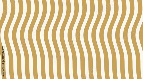 Photography Seamless pattern of vertical wavy stripes in metallic gold and off-white, repeat