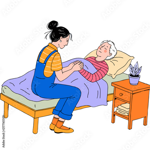 Vector Illustration of Senior Wellness – Healthy Aging, Active Lifestyle and Elderly Healthcare Concept