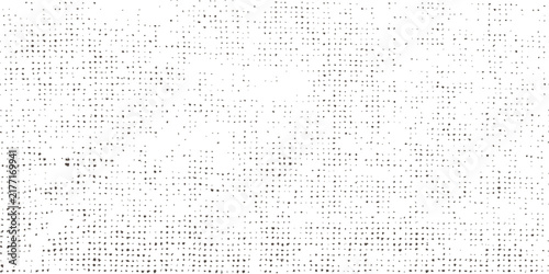 Quadro su tela Abstract distressed halftone dot pattern texture and rough grunge background geometric overlay vector illustration