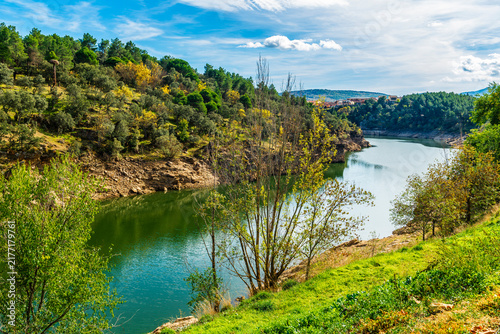 Принти на полотні Buitrago del Lozoya and surrounding area, Community of Madrid, Madrid, Spain