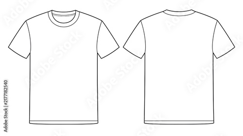 Canvastavla Flat design white t shirt mockup template