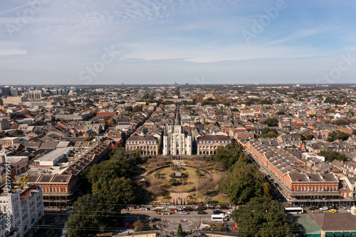 Jackson Square and French Quarter in New Orleans