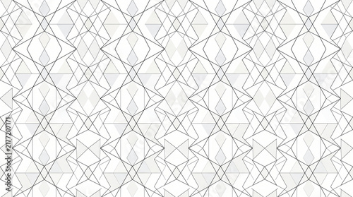 Geometric Diamond and Triangle Line Background