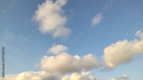 タイムラプス撮影した雲の動き