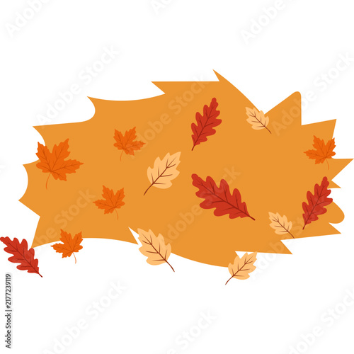 pile of autumn leaves